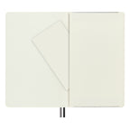 Moleskine Expanded Soft Cover Ruled Notebook, Large Debossing - Black - View 5