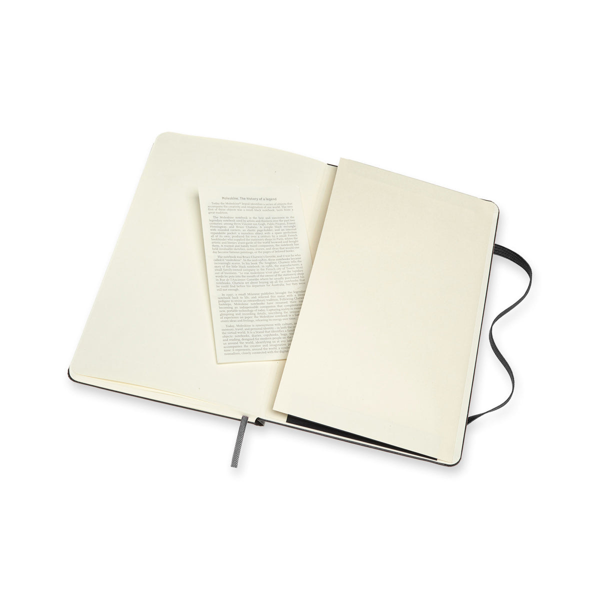 Moleskine Hard Cover Double Layout Notebook, Large Debossing - Black - View 6