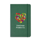 Moleskine Hard Cover Ruled Notebook, Large Full Color - Myrtle Green - View 1
