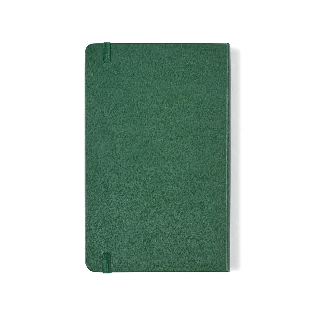 Moleskine Hard Cover Ruled Notebook, Large Full Color - Myrtle Green - View 3