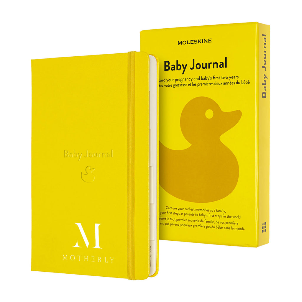 Moleskine Passion Journal, Baby Debossing - Golden Yellow - View 1