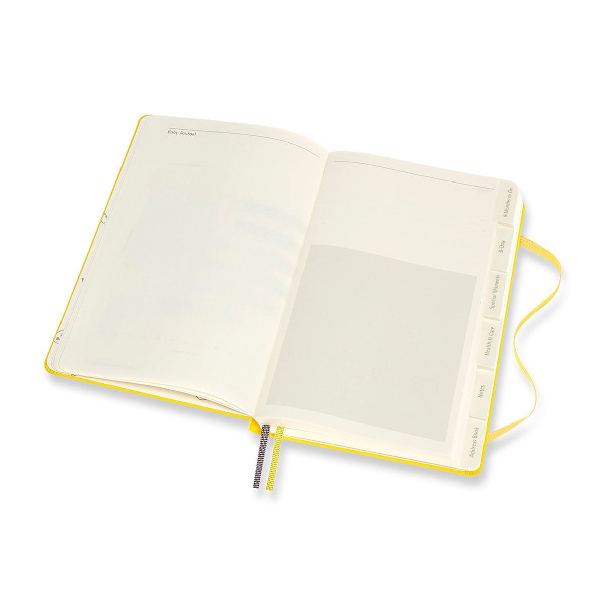 Moleskine Passion Journal, Baby Debossing - Golden Yellow - View 10