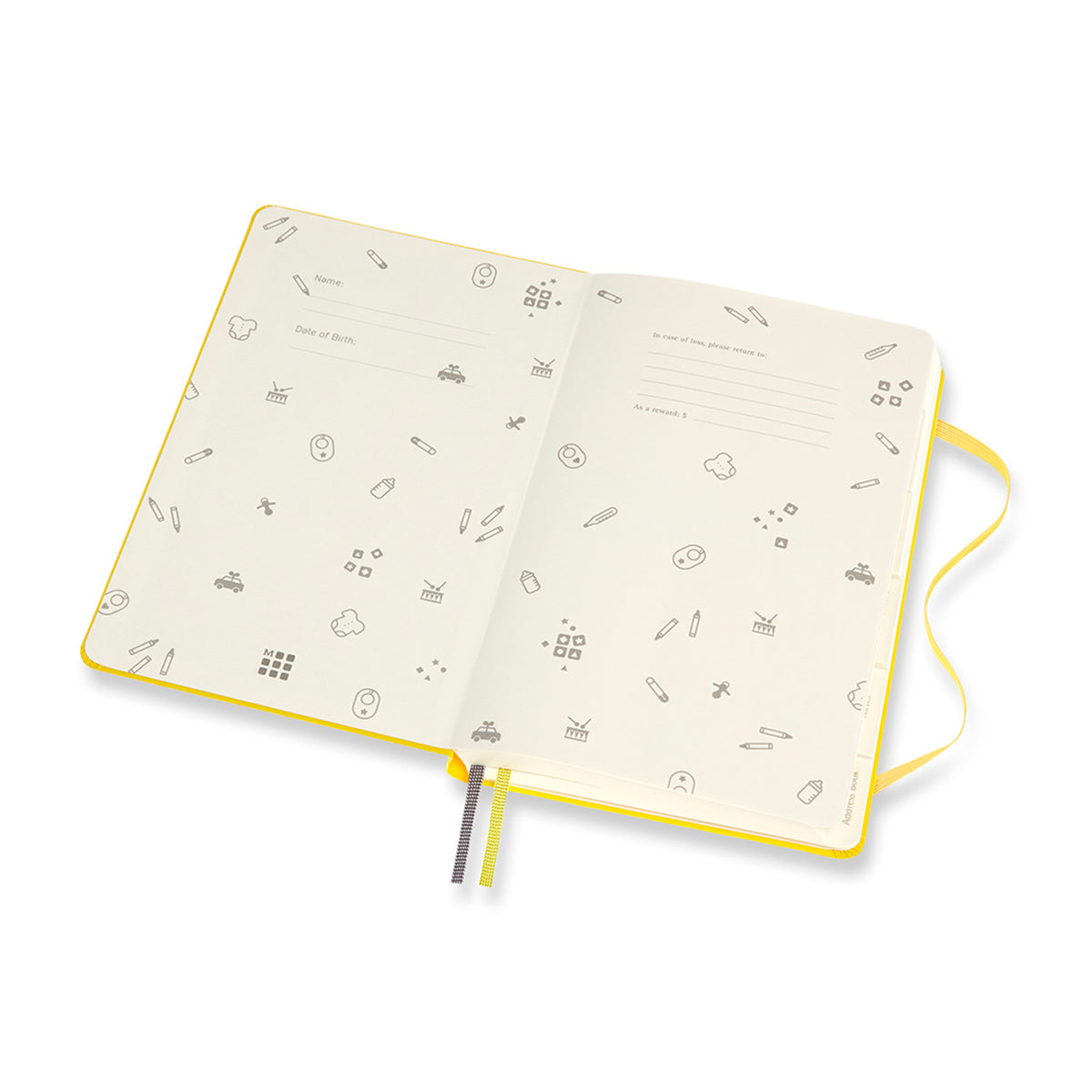 Moleskine Passion Journal, Baby Debossing - Golden Yellow - View 11