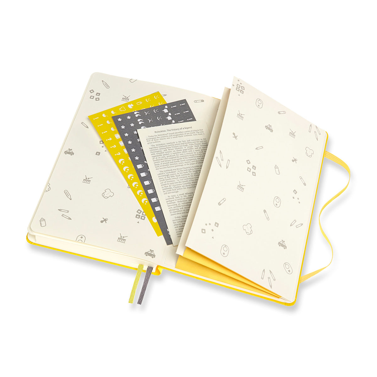Moleskine Passion Journal, Baby Debossing - Golden Yellow - View 12