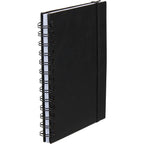 Morano Marbled Spiral Journal, 5 x 7 Inches Debossing - Black - Right Angle