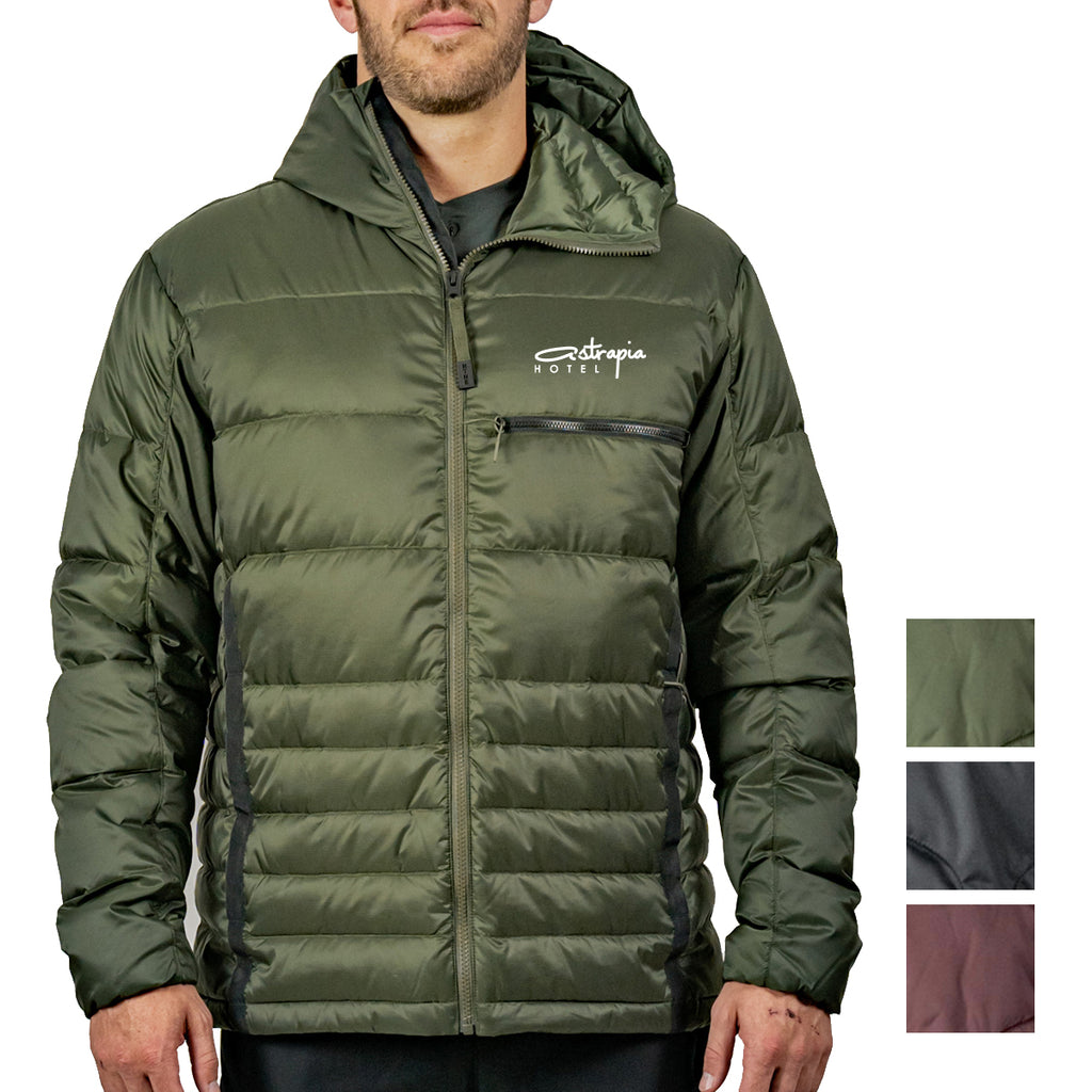 Mountain Standard Down Jacket, Coldfront Embroidery - Red Wine