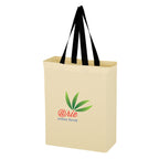 Natural Cotton Canvas Grocery Tote Bag, 5 oz - Colorbrite