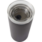 Nina Leakproof Vacuum Tumbler with Straw, 18 oz Laser Engraving - Black - Detail 4