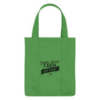 Non-Woven Shopper Tote Bag in Recycled PET, 100 GSM - Kelly Green - Silk Screen