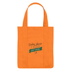 Non-Woven Shopper Tote Bag in Recycled PET, 100 GSM - Orange - Colorbrite