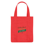 Non-Woven Shopper Tote Bag in Recycled PET, 100 GSM - Red - Colorbrite