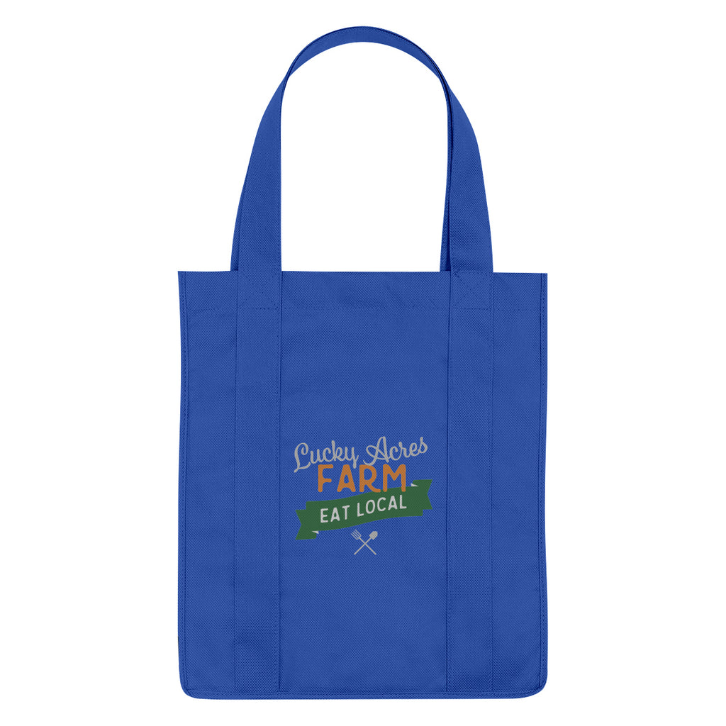 Non-Woven Shopper Tote Bag in Recycled PET, 100 GSM - Royal Blue - Colorbrite