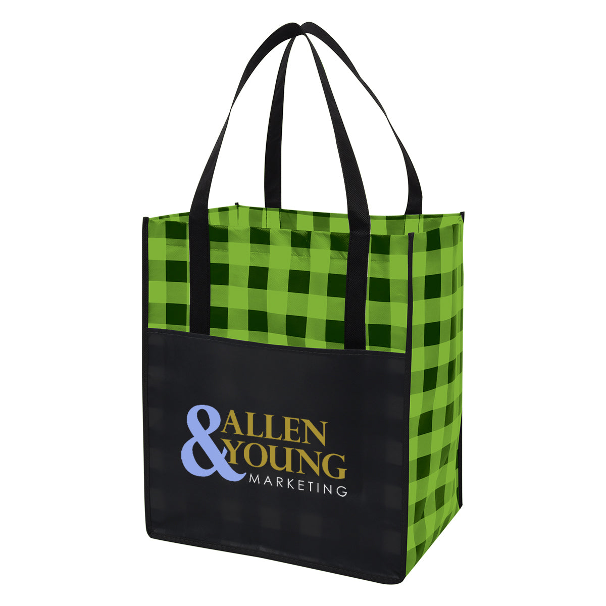 Northwoods Laminated Non-Woven Tote Bag, Recycled - Colorbrite
