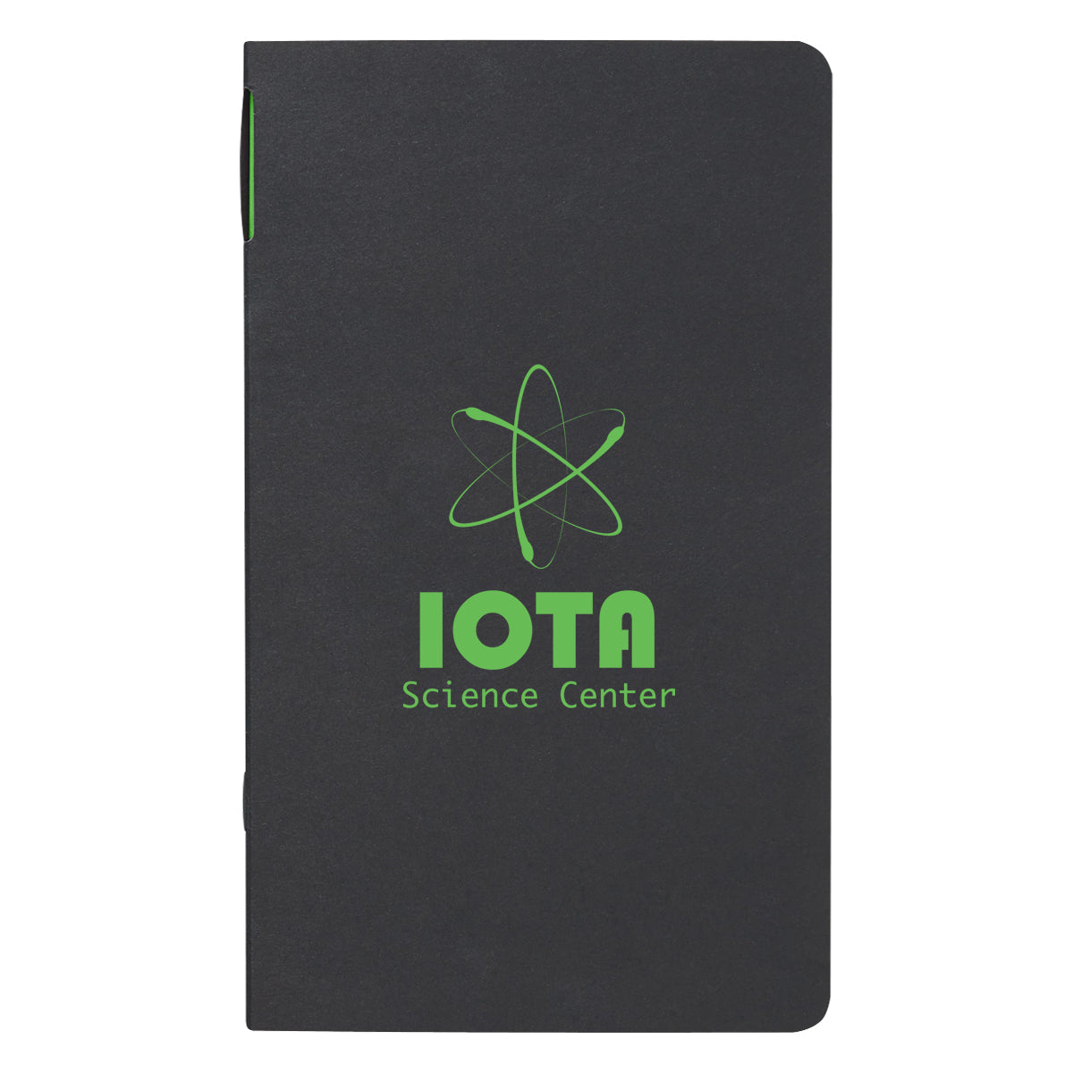 Notebook, Script - Lime Green - Silk Screen