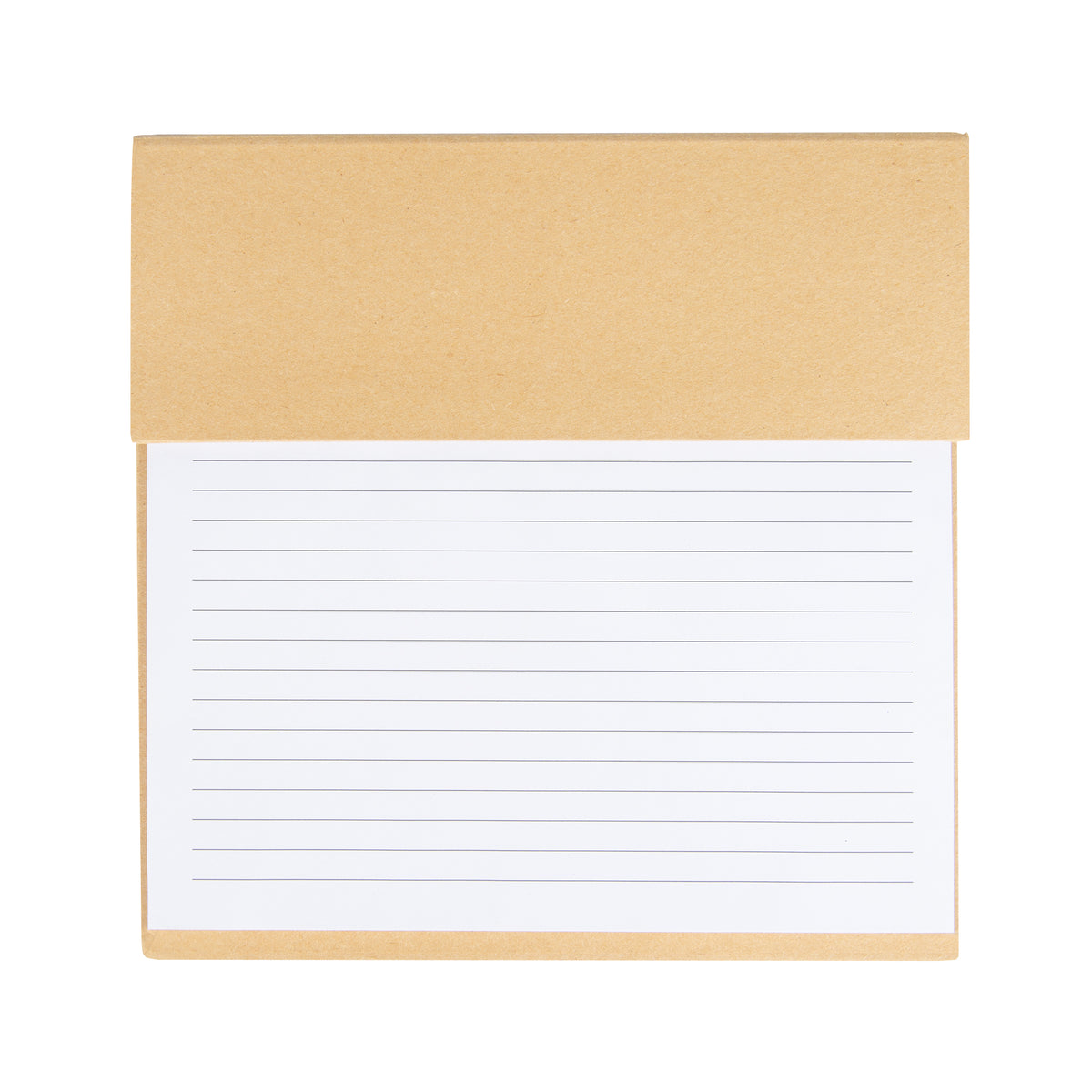 Notepad and Organizer for the Desktop - Natural - Straight