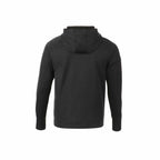 Odell Performance Knit Zip Hoodie with Thumb Holes for Men Transfer - Black - Back Flat