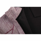 Odell Performance Knit Zip Hoodie with Thumb Holes for Men Transfer - Maroon Heather - Flat