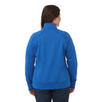 Okapi Performance Full Zip Knit Jacket for Women Transfer - New Royal - On Model Back