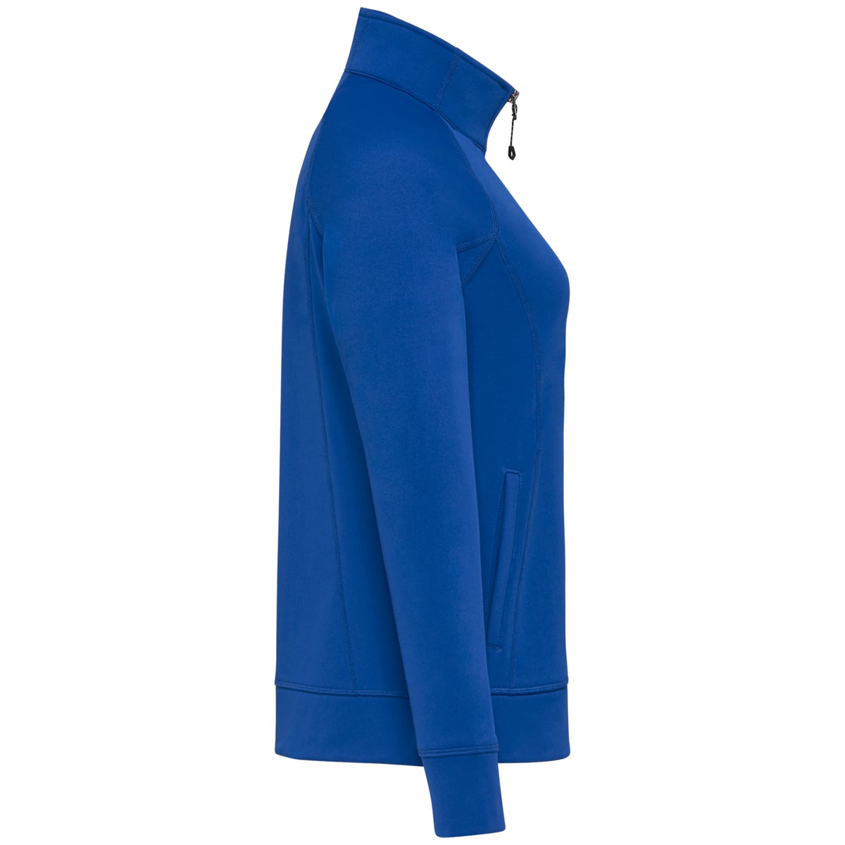 Okapi Performance Full Zip Knit Jacket for Women Transfer - New Royal - Right Side