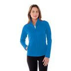 Okapi Performance Full Zip Knit Jacket for Women Transfer - Olympic Blue - On Model