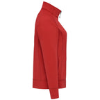 Okapi Performance Full Zip Knit Jacket for Women Transfer - Team Red - Left Side