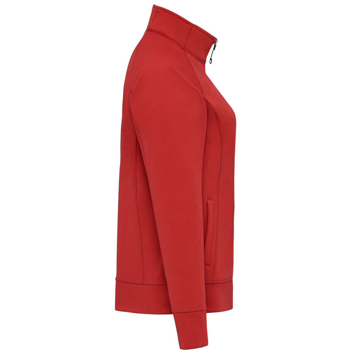 Okapi Performance Full Zip Knit Jacket for Women Transfer - Team Red - Left Side