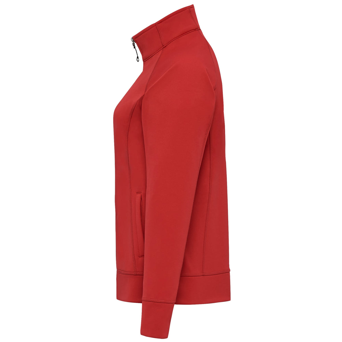 Okapi Performance Full Zip Knit Jacket for Women Transfer - Team Red - Right Side