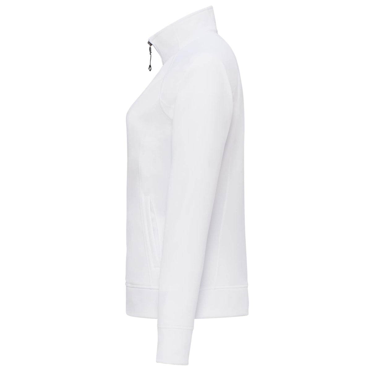 Okapi Performance Full Zip Knit Jacket for Women Transfer - White - Left Side