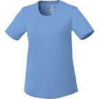 Omi Performance Tech Tee for Women Transfer - Sky - Front Flat