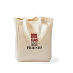 Open Top Cotton Canvas Tote, 9 oz Embroidery - Natural - View 1