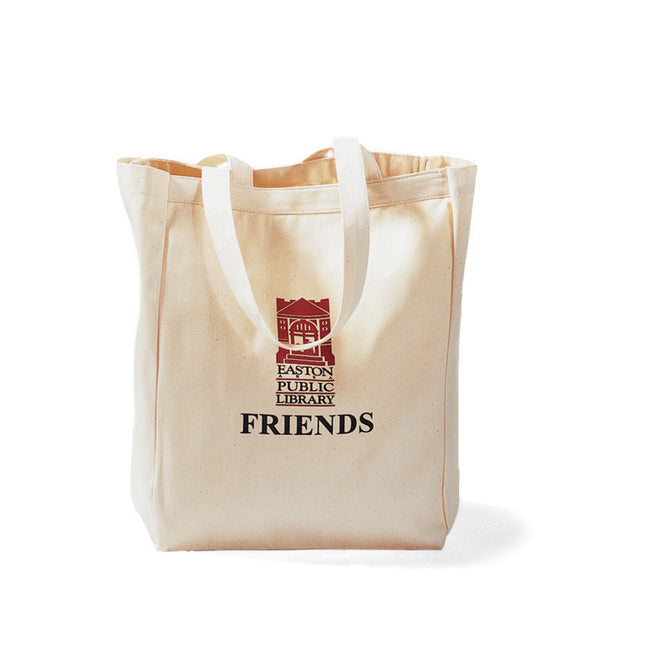 Open Top Cotton Canvas Tote, 9 oz Full Color