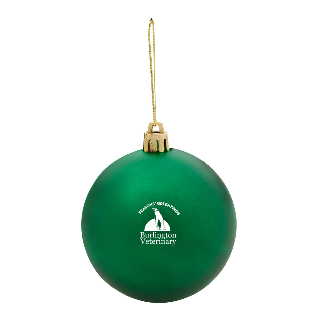 Ornament, Round - Green - Pad Print