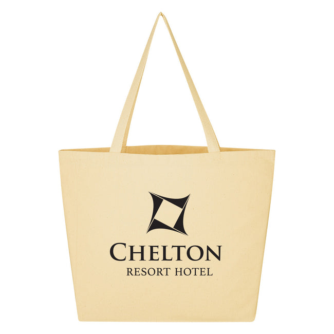 Outing Cotton Twill Tote Bag, 10 oz Embroidery