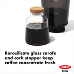 OXO Brew Compact Cold Brew Maker with Glass Carafe - Black - Detail 2