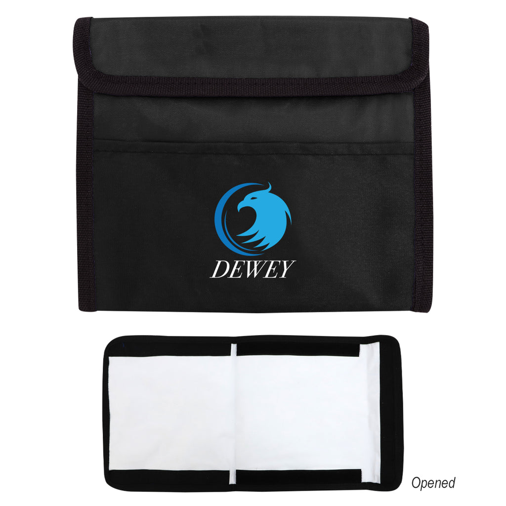 Pack and Snack Storage Bag and Food Mat - Black - Colorbrite