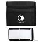 Pack and Snack Storage Bag and Food Mat - Black - Silk Screen
