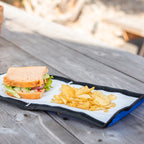 Pack and Snack Storage Bag and Food Mat - Royal Blue - Lifestyle_Silkscreen