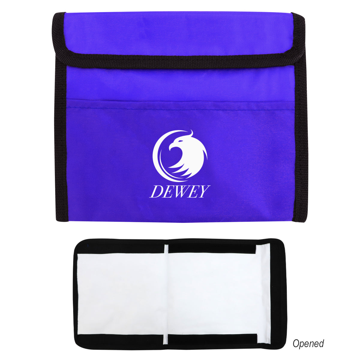 Pack and Snack Storage Bag and Food Mat - Royal Blue - Silk Screen