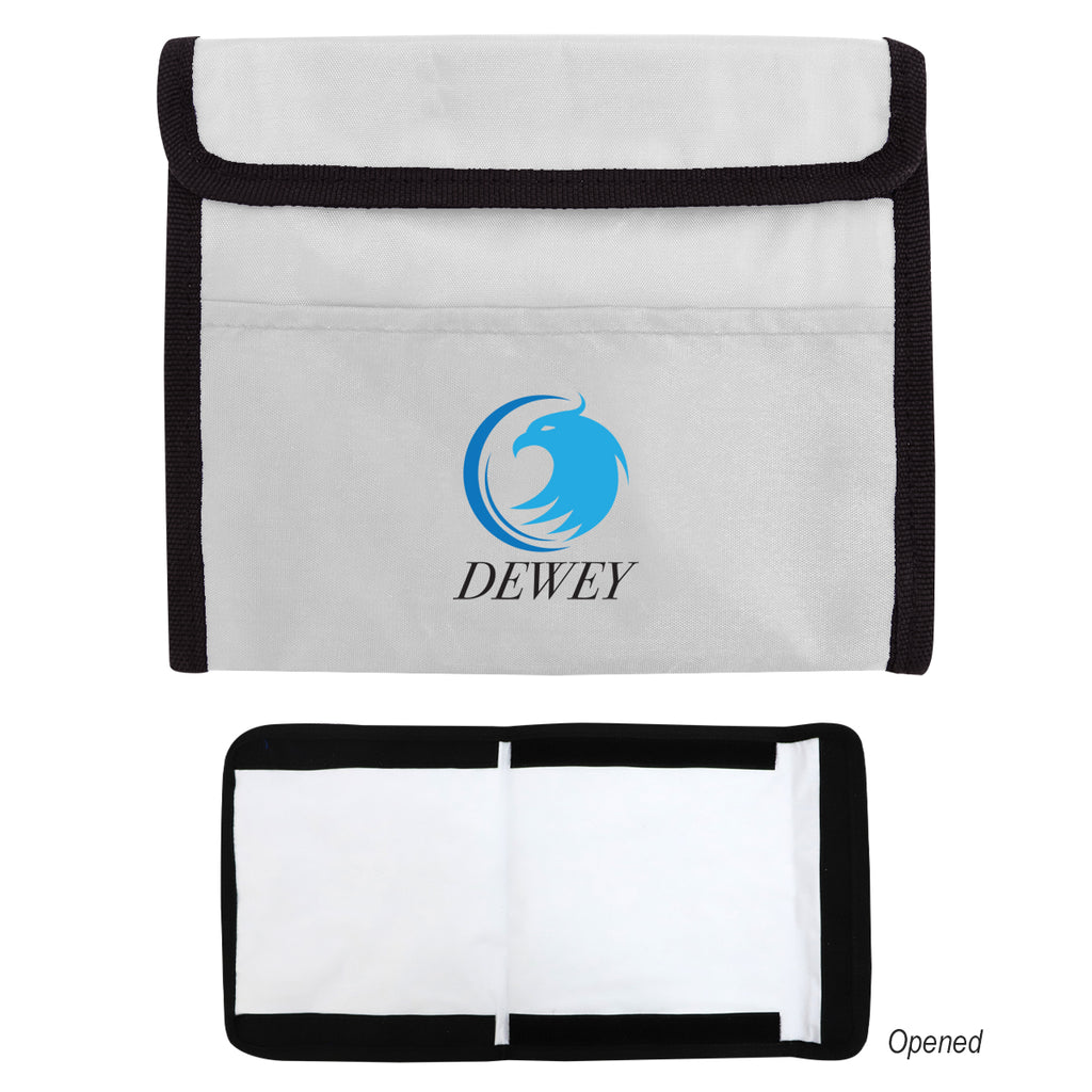 Pack and Snack Storage Bag and Food Mat - White - Colorbrite