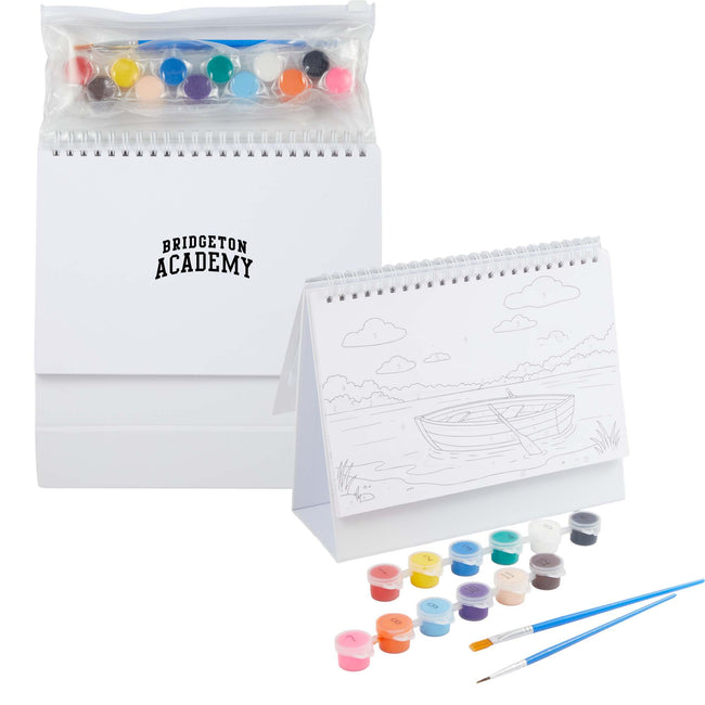 Paint by Numbers Kit with Tabletop Stand