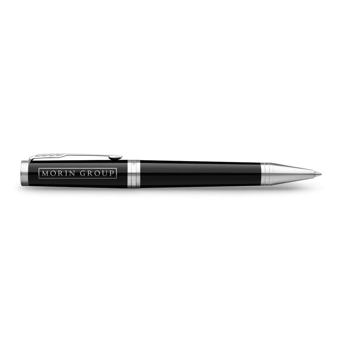 Parker Ingenuity Ballpoint Pen, Lacquer Finish - Black/ChromeTrim - View 2