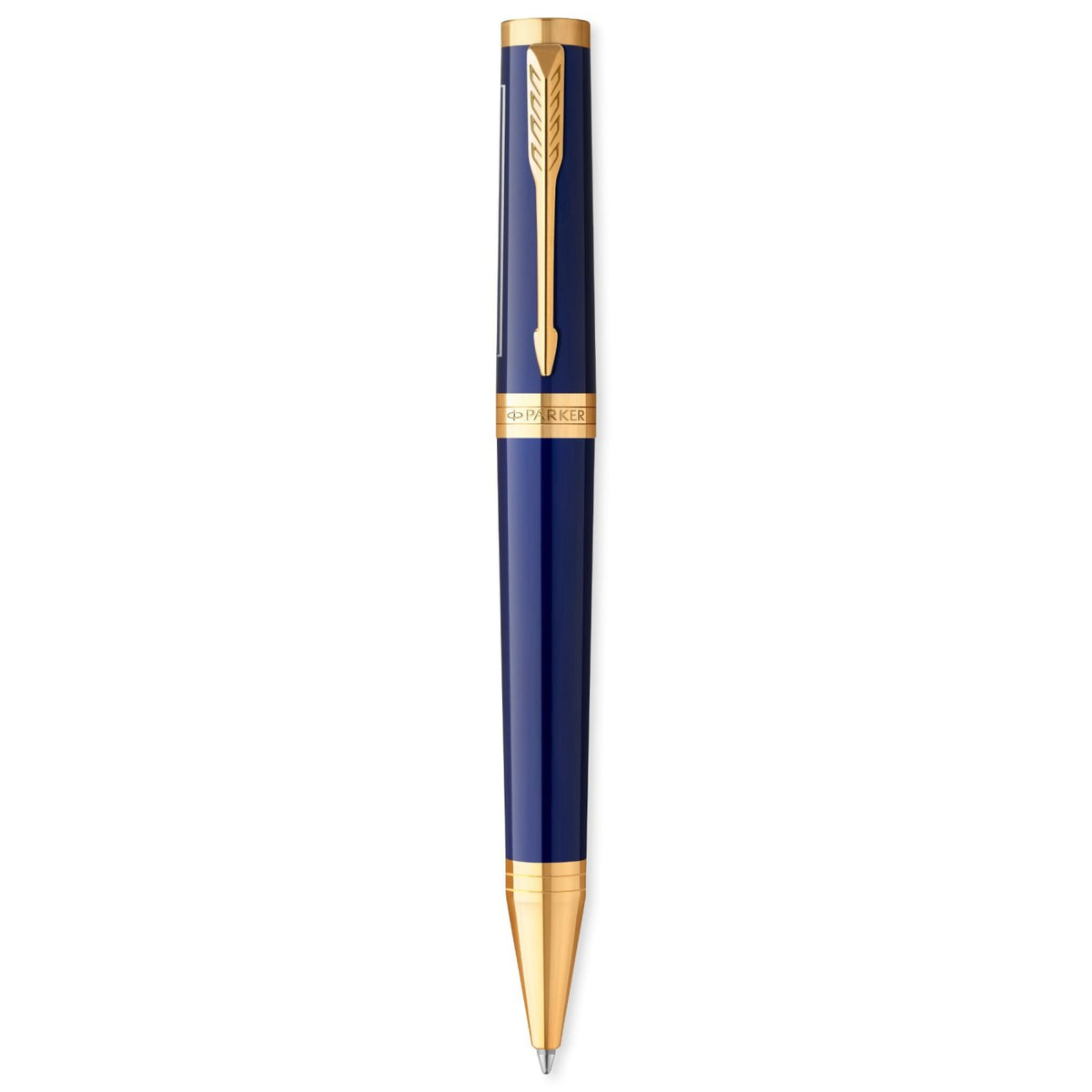 Parker Ingenuity Ballpoint Pen, Lacquer Finish - Blue - Gold - View 1