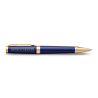 Parker Ingenuity Ballpoint Pen, Lacquer Finish - Blue - Gold - View 2