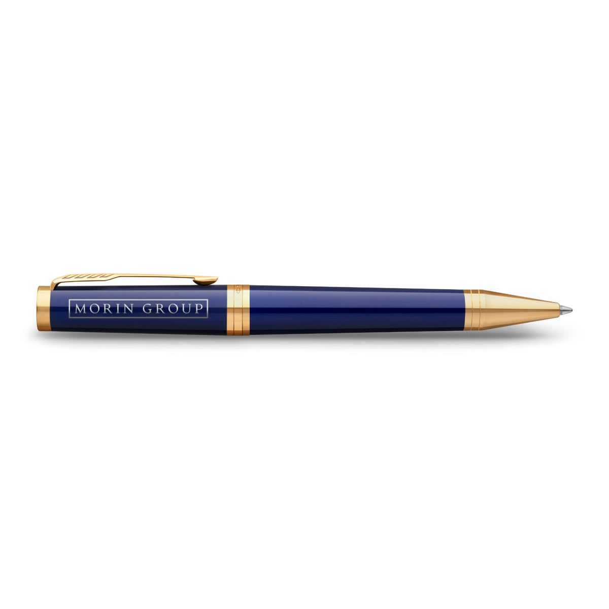 Parker Ingenuity Ballpoint Pen, Lacquer Finish - Blue - Gold - View 2