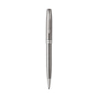 Parker Sonnet Ballpoint Pen in a Gift Box Laser Engraving - Stainless Steel - Silver Trim - View 2