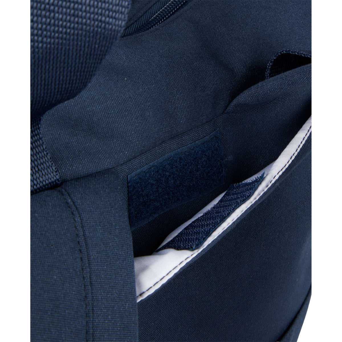 Parks Backpack in Recycled 900D Polyester Embroidery - Navy - Back Detail