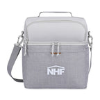 Parkview Recycled Lunch Box Cooler, 18 Cans Embroidery - Greystone - View 1