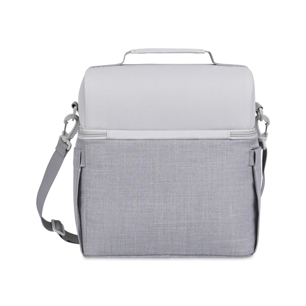 Parkview Recycled Lunch Box Cooler, 18 Cans Embroidery - Greystone - View 4