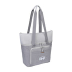 Parkview Recycled Tote Cooler, 30 Cans Embroidery - Greystone - View 2