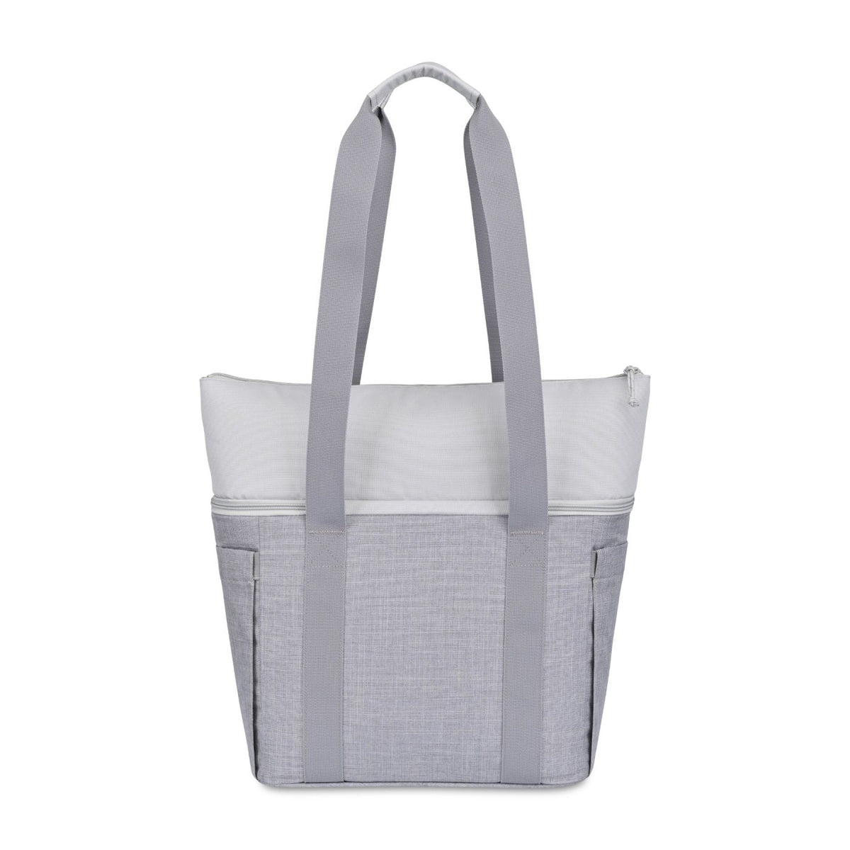 Parkview Recycled Tote Cooler, 30 Cans Embroidery - Greystone - View 3